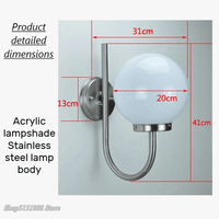 Applique Murale nordique en Acrylique LED Décorative | Marco Lucetti