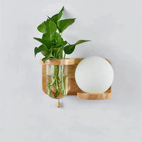 Applique murale nordique en bois Art pour chambre avec LED  | Marco Lucetti