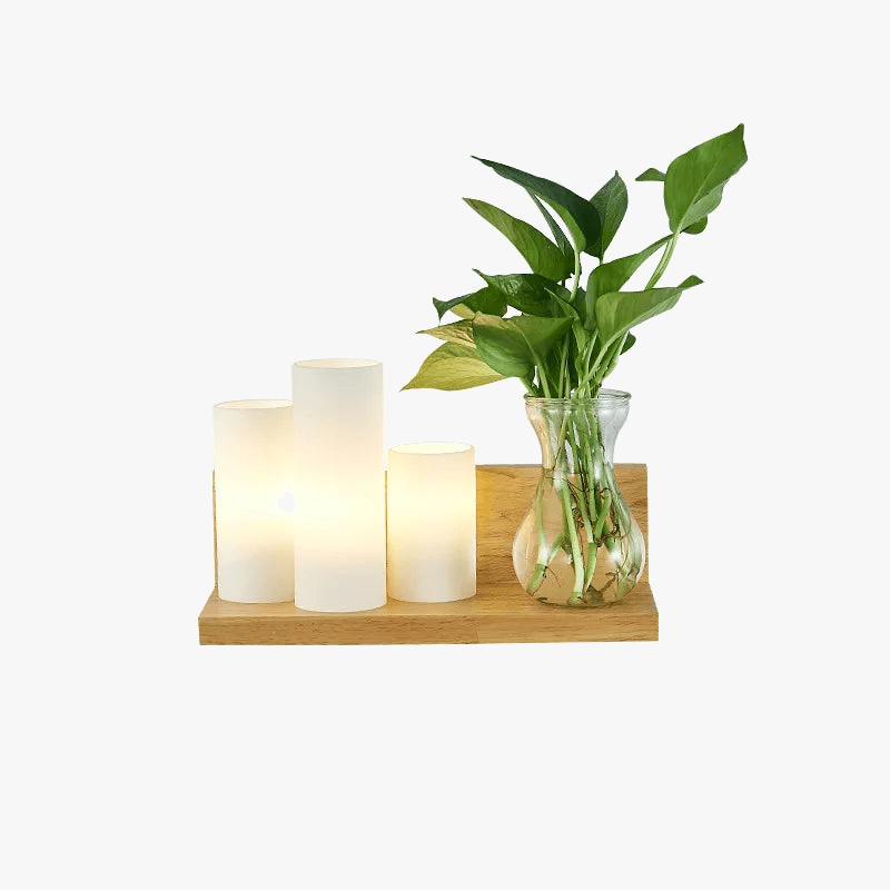 Applique murale nordique en bois Art pour chambre avec LED  | Marco Lucetti