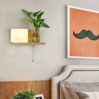 Applique murale nordique en bois Art pour chambre avec LED  | Marco Lucetti