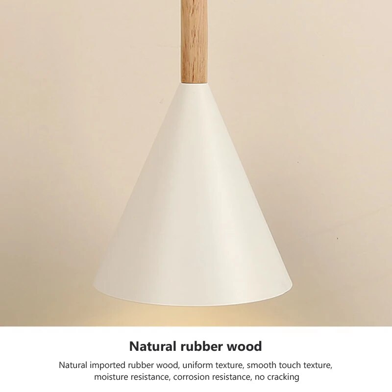 Applique murale nordique en bois avec style scandinave