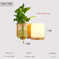 Applique Murale Nordique en Bois avec LED - Design Européen Créatif | Marco Lucetti Tapez C-droite