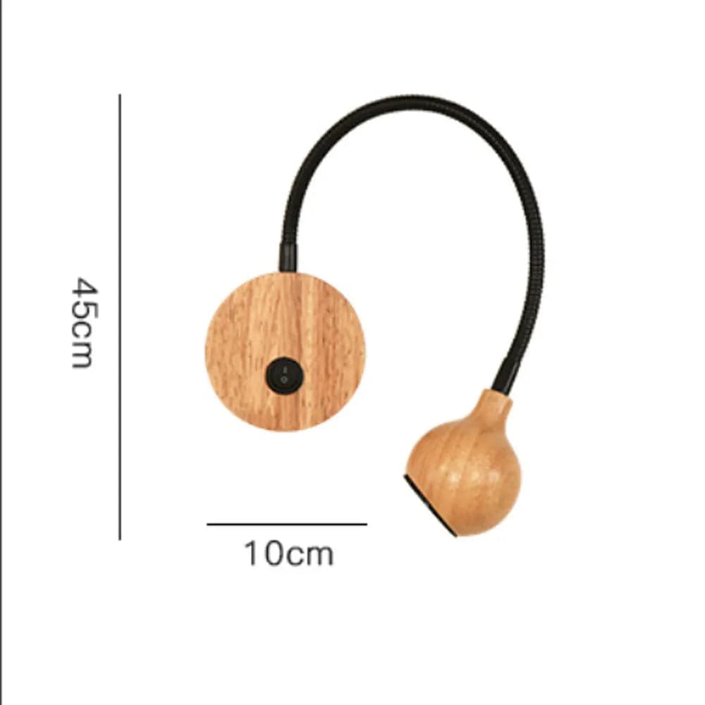 Applique murale nordique en bois massif de qualité supérieure | Marco Lucetti