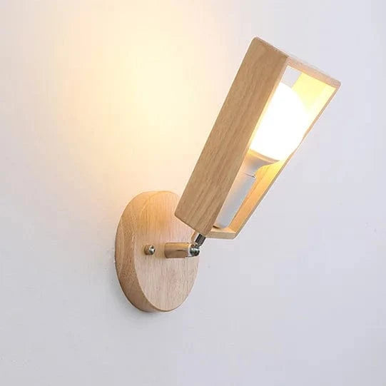 Applique murale nordique en bois naturel - Collection Scandinave | Marco Lucetti Couleur blanche / Pas d&#39;ampoule