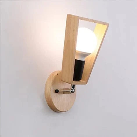 Applique murale nordique en bois naturel - Collection Scandinave | Marco Lucetti Couleur noire / Pas d&#39;ampoule