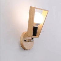 Applique murale nordique en bois naturel - Collection Scandinave | Marco Lucetti Couleur noire / Pas d&#39;ampoule