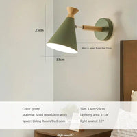 Applique murale nordique en bois naturel | Marco Lucetti Vert