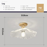 Applique murale nordique en bois & verre | Marco Lucetti