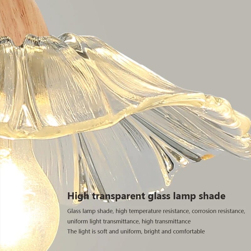 Applique murale nordique en bois & verre | Marco Lucetti