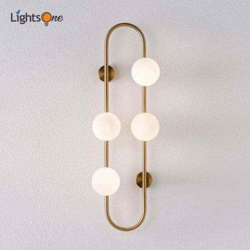 Applique murale nordique en boule de verre. | Marco Lucetti 1