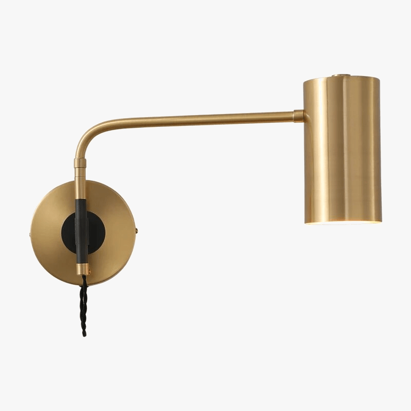 Applique murale nordique en cuivre à bras longs. | Marco Lucetti