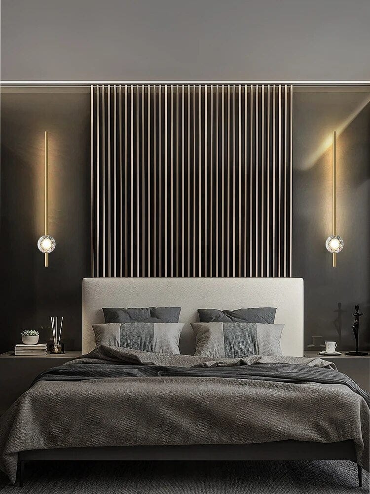 Applique murale nordique en cuivre pour chambre cosy | Marco Lucetti