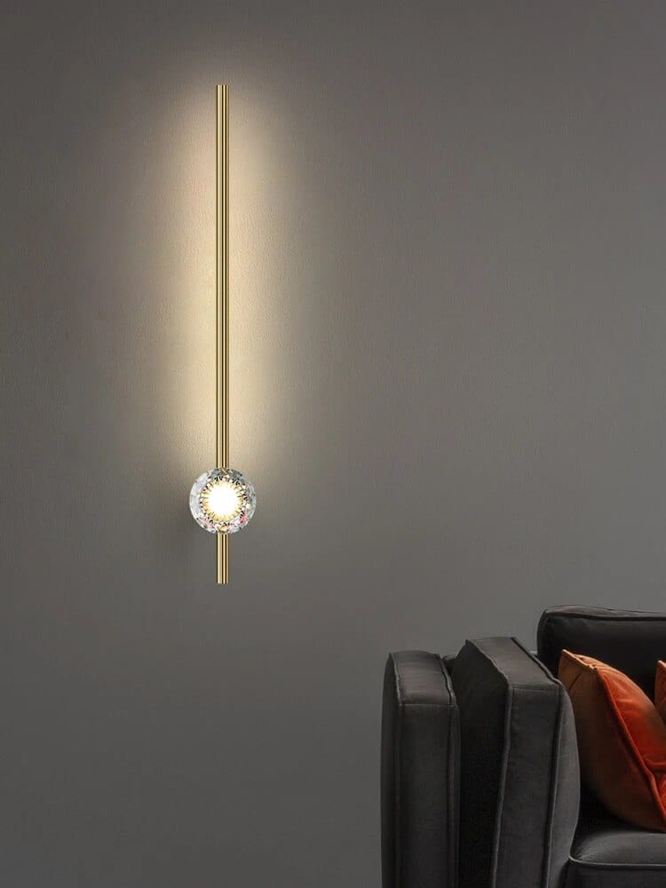 Applique murale nordique en cuivre pour chambre cosy | Marco Lucetti