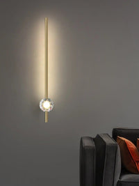 Applique murale nordique en cuivre pour chambre cosy | Marco Lucetti