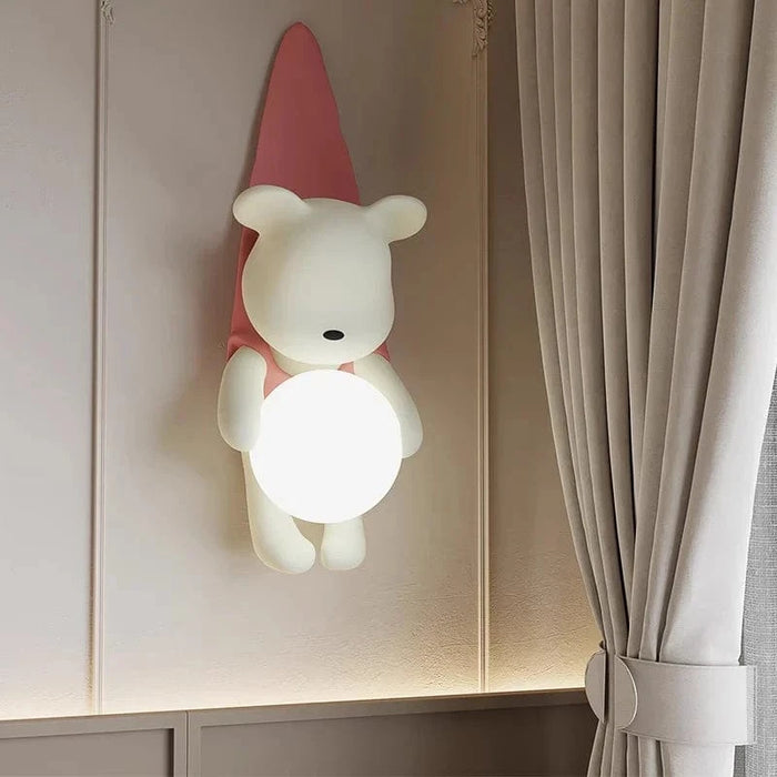 Applique murale nordique en résine en forme d'ours pour maison - élégance scandinave | Marco Lucetti