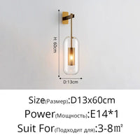 Applique Murale Nordique en Verre de Luxe Scandinave | Marco Lucetti