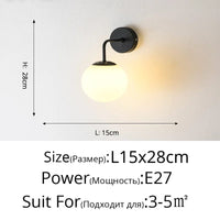 Applique murale nordique en verre doré/noir | Marco Lucetti