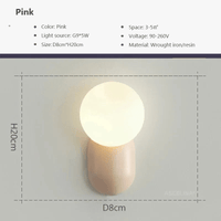 Applique Murale Nordique en Verre et Résine LED pour Maison - Style Scandinave | Marco Lucetti