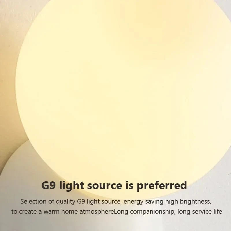 Applique Murale Nordique en Verre et Résine LED pour Maison - Style Scandinave | Marco Lucetti