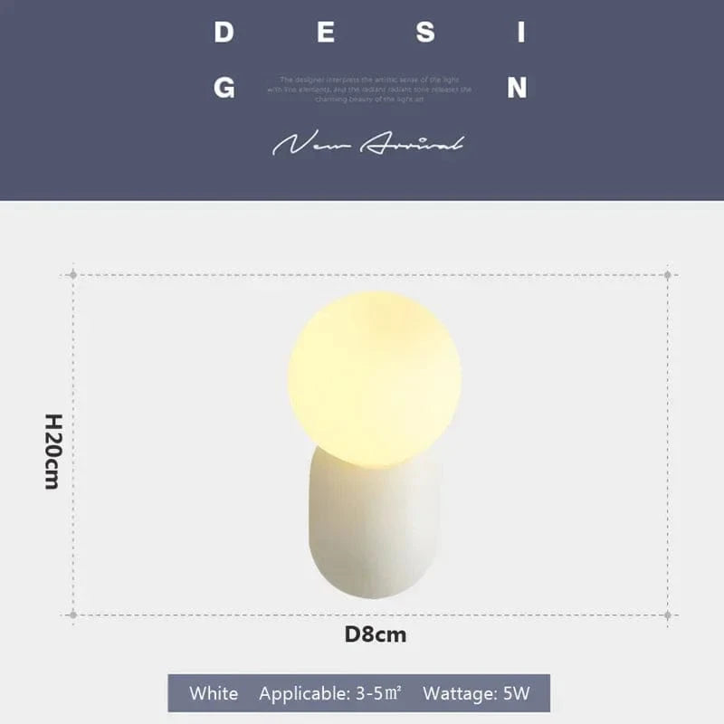 Applique Murale Nordique en Verre et Résine LED pour Maison - Style Scandinave | Marco Lucetti