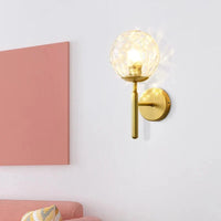 Applique murale nordique en verre luxueux, motif d'eau forgée | Marco Lucetti