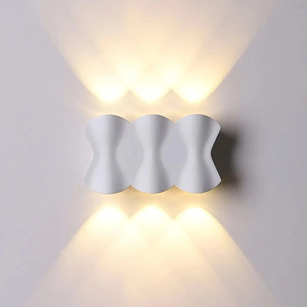 Applique murale nordique étanche – Style moderne pour l'extérieur | Marco Lucetti Modèle B Blanc