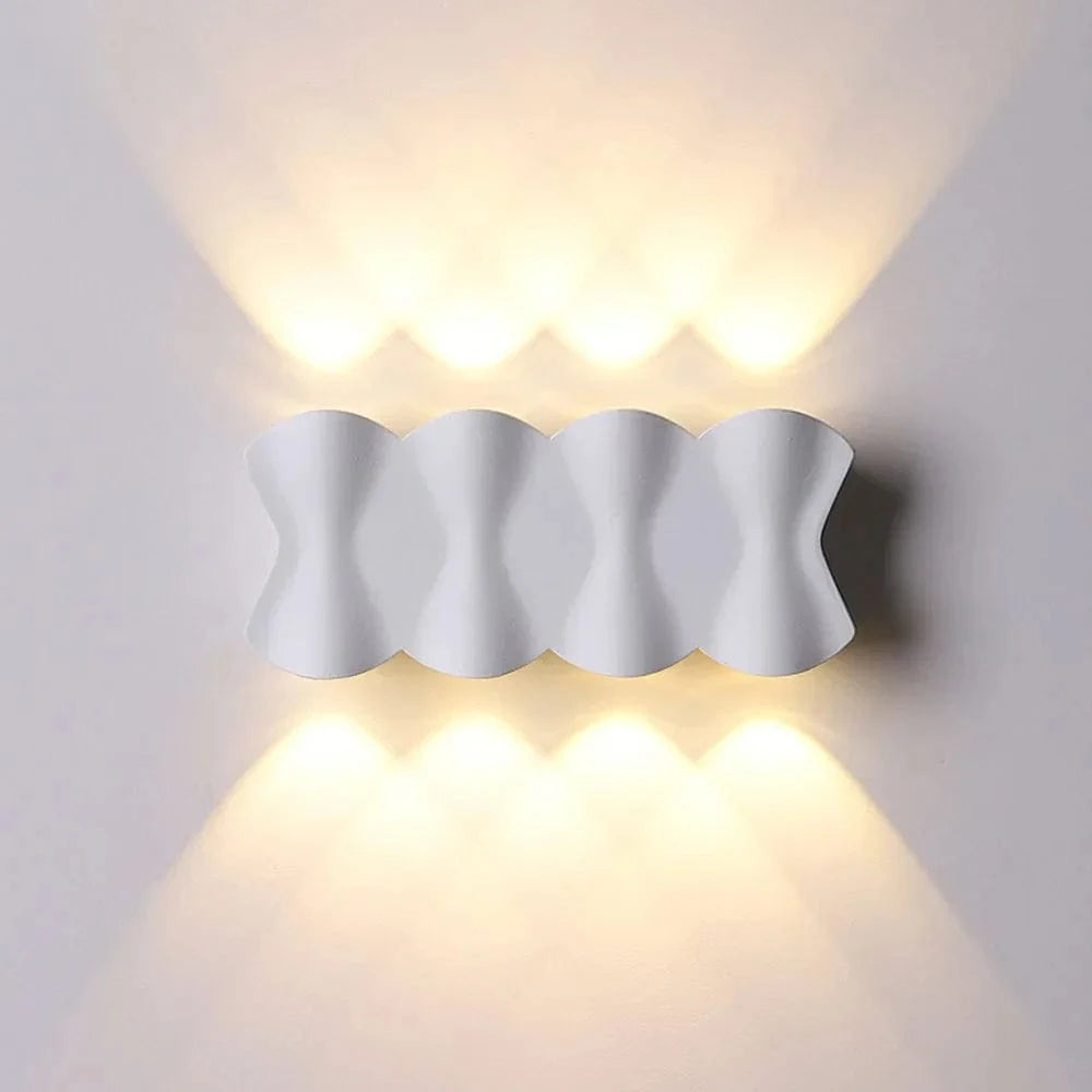 Applique murale nordique étanche – Style moderne pour l'extérieur | Marco Lucetti Modèle C Blanc