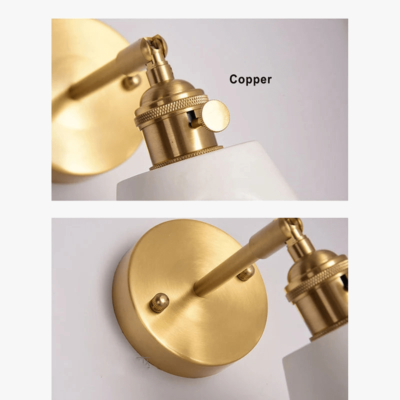 Applique murale nordique Fumi - Abat-jour en céramique plissé blanc | Marco Lucetti