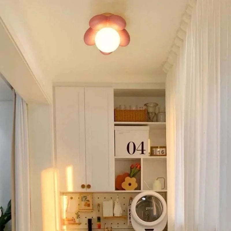 Applique murale nordique lampe à fleurs chaudes - Décoration maison pour enfants | Marco Lucetti