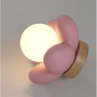 Applique murale nordique lampe à fleurs chaudes - Décoration maison pour enfants | Marco Lucetti