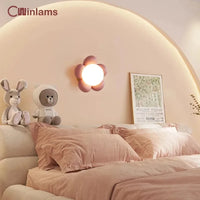 Applique murale nordique lampe à fleurs chaudes - Décoration maison pour enfants | Marco Lucetti