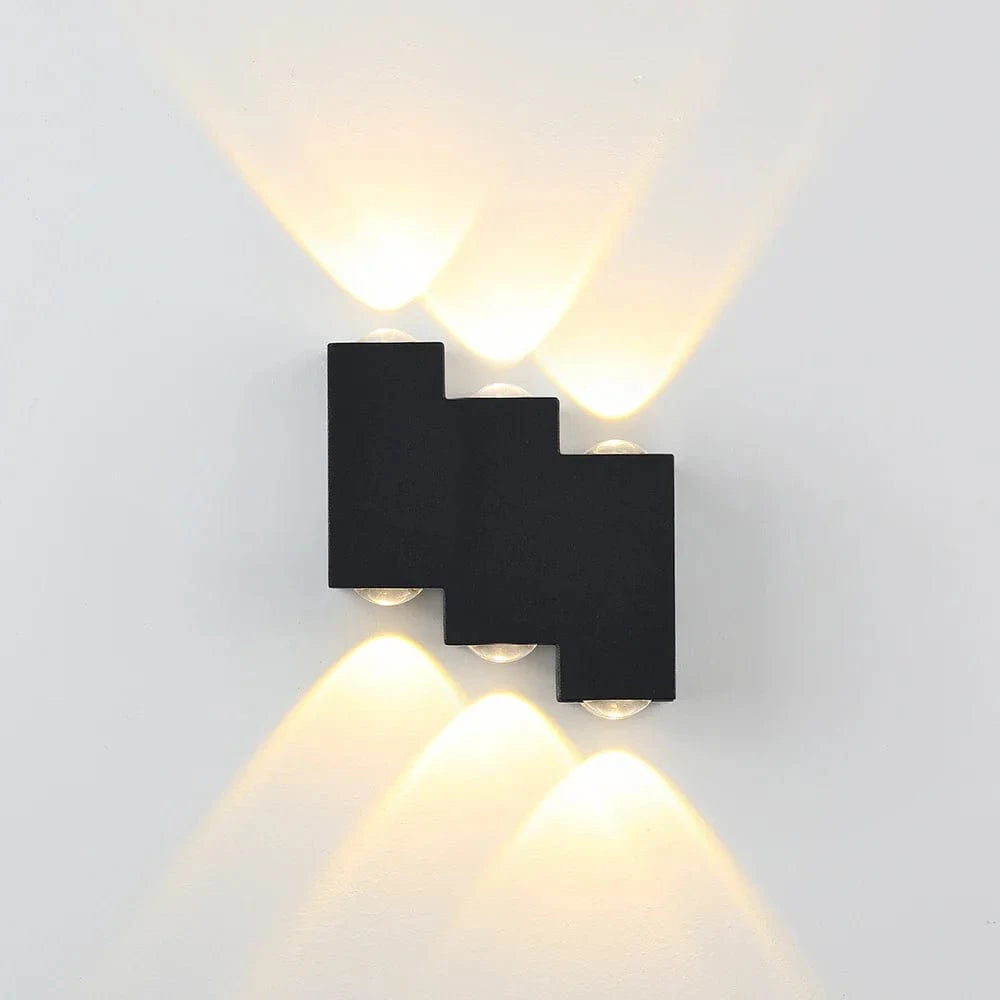 Applique murale nordique LED 10w IP65 étanche - Parfait pour salle de bain, chambre et couloir | Marco Lucetti Blanc chaud