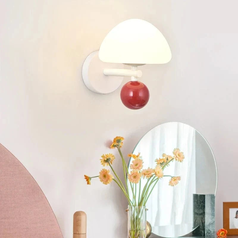 Applique Murale Nordique LED en Forme de Champignon pour Une Ambiance Créative | Marco Lucetti