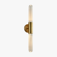 Applique murale nordique LED minimaliste en métal et verre - Élégance scandinave
