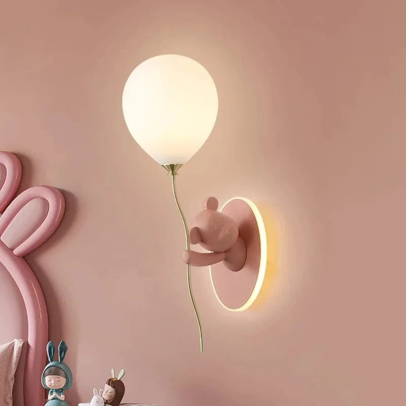 Applique murale nordique LED Ours Ballon - Collection Créative | Marco Lucetti