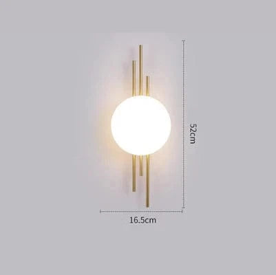 Applique Murale Nordique Luxe LED | Marco Lucetti A or