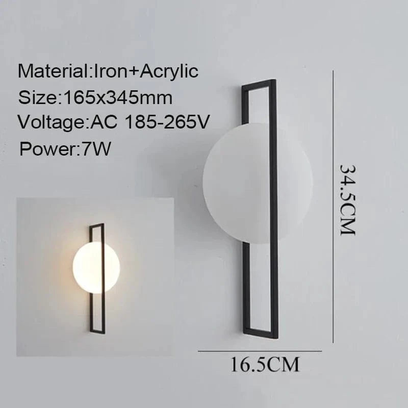 Applique Murale Nordique Luxe LED | Marco Lucetti D Noir