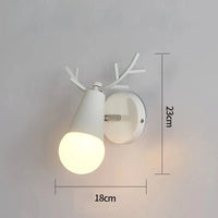 Applique murale nordique Macaron en fer et bois - Édition Premium | Marco Lucetti Modèle C / Blanc