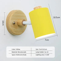 Applique murale nordique Macaron Gu10 Lustre pour chambre moderne | Marco Lucetti Jaune / Blanc chaud / Pas de commutateur