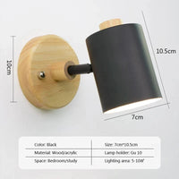 Applique murale nordique Macaron Gu10 Lustre pour chambre moderne | Marco Lucetti Noir / Blanc chaud / Pas de commutateur