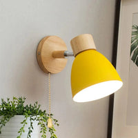 Applique Murale Nordique Macaron Modère Personnalité - Style Scandinave | Marco Lucetti Chaîne de traction jaune / Blanc chaud (2700-3500K)