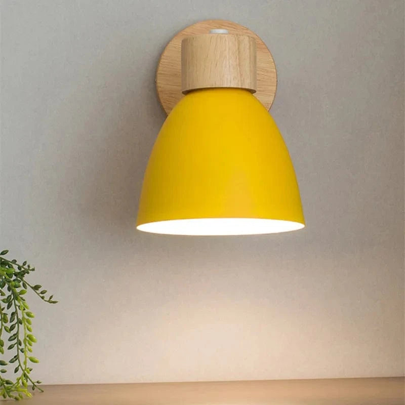 Applique Murale Nordique Macaron Modère Personnalité - Style Scandinave | Marco Lucetti Jaune / Blanc chaud (2700-3500K)