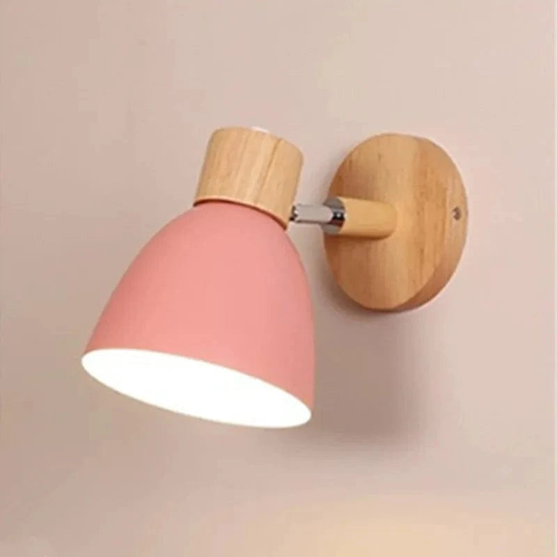 Applique Murale Nordique Macaron Modère Personnalité - Style Scandinave | Marco Lucetti Rose / Blanc chaud (2700-3500K)