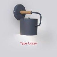 Applique murale nordique Macaron - Style Scandi Chic | Marco Lucetti Bois Gris / 1 PCS