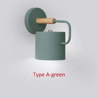 Applique murale nordique Macaron - Style Scandi Chic | Marco Lucetti Bois vert / 1 PCS