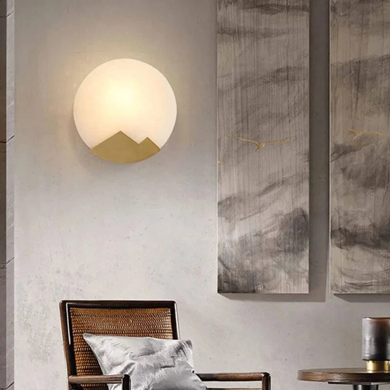 Applique murale nordique minimaliste en marbre - Design scandinave | Marco Lucetti