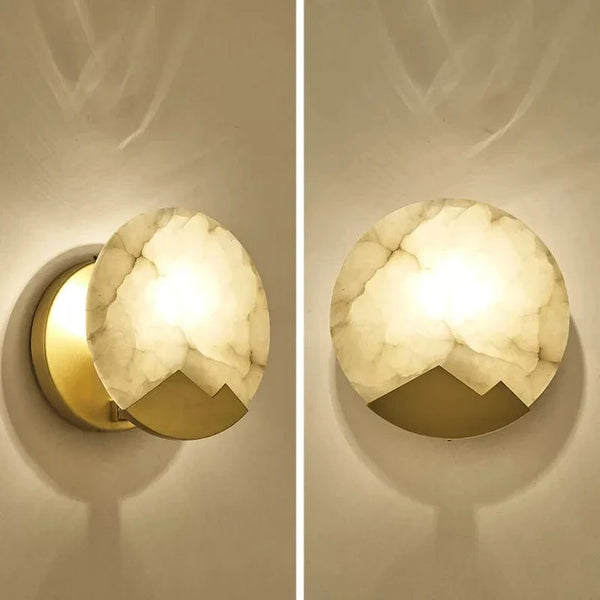 Applique murale nordique minimaliste en marbre - Design scandinave | Marco Lucetti