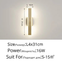 Applique murale nordique minimaliste "Nordic Strip" pour intérieur
 | Marco Lucetti