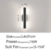 Applique murale nordique minimaliste "Nordic Strip" pour intérieur
 | Marco Lucetti