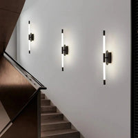 Applique Murale Nordique Moderne à Double Tête LED - Design Minimaliste | Marco Lucetti